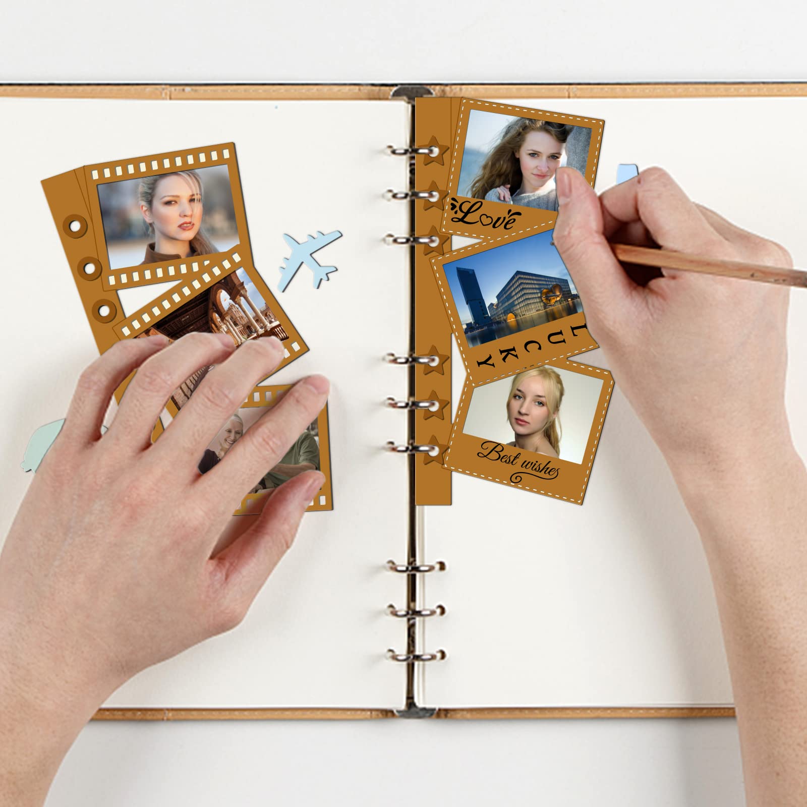 GLOBLELAND Stanzformen Retro - Gentleman & Lady Silhouetten Für Scrapbooking