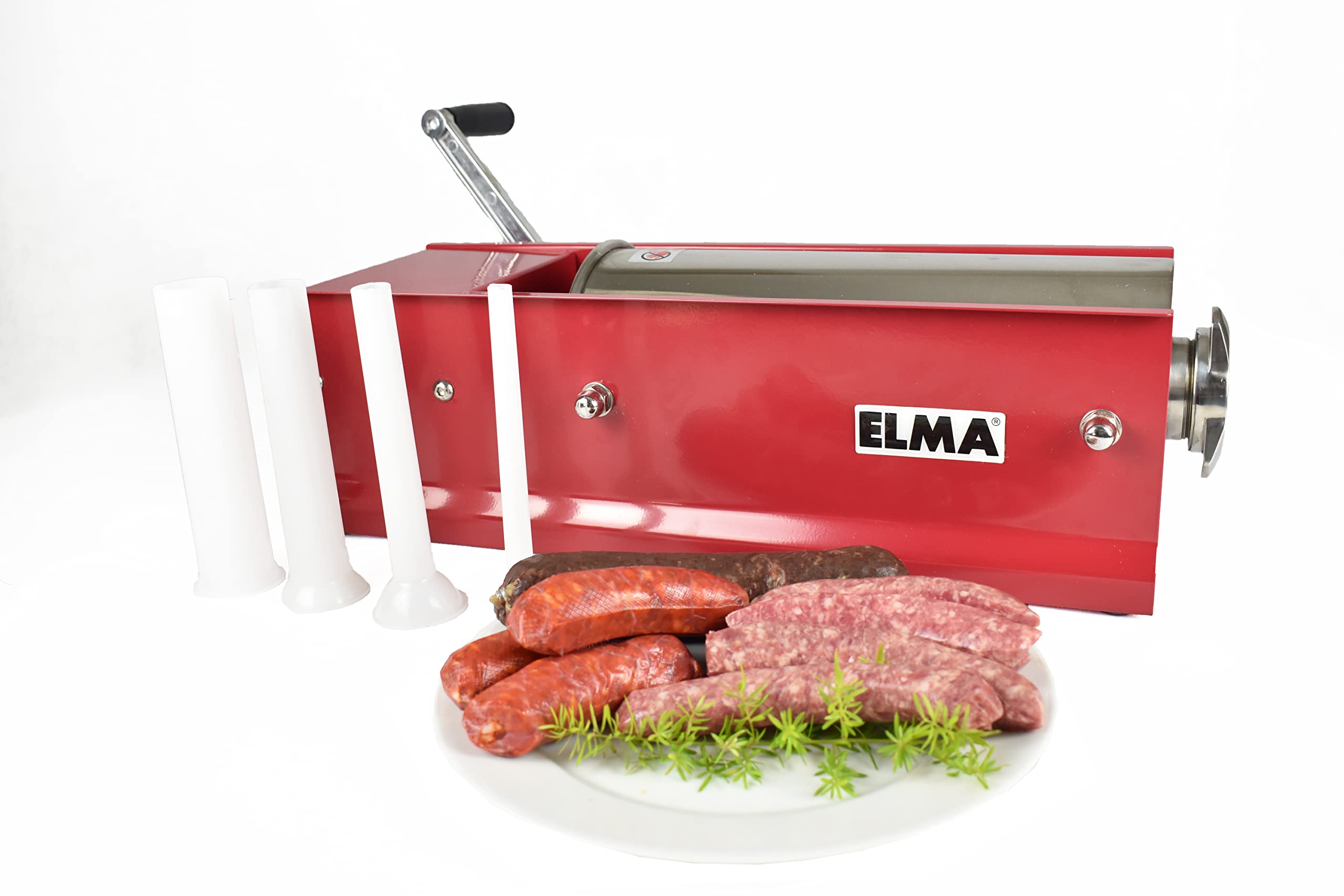 ELMA Embutidora Horizontal con Válvula de Aire 8 Kg Serie RED