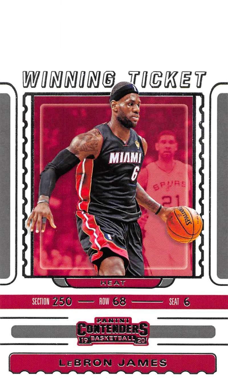 Amazon.com: 2019-20 Panini Contenders Winning Ticket #2 LeBron