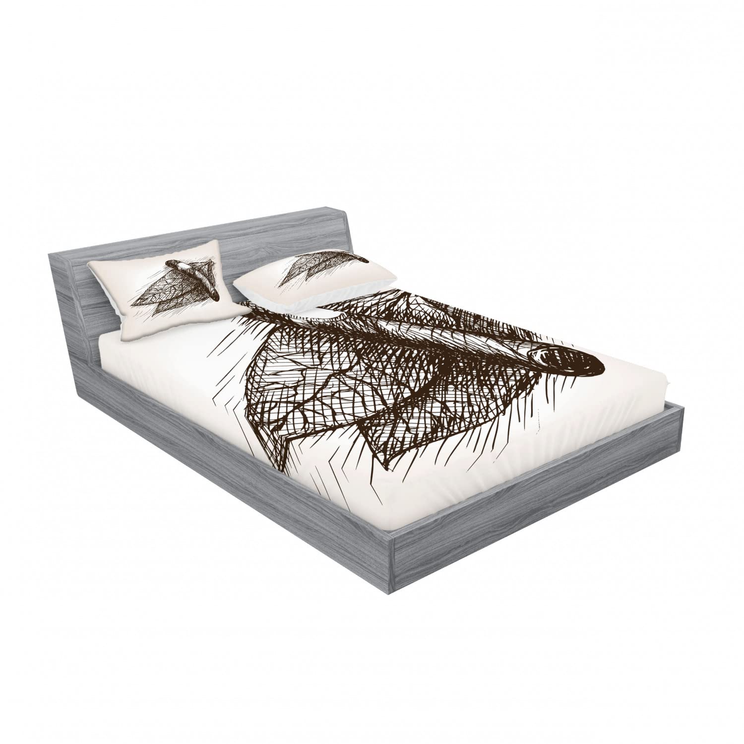 tobacco sheet set Amazon.com: Ambesonne Cigar 2 Pack Fitted Sheet & Pillow Sham Set, Tobacco  Leaves Sketch Art, 4 Pcs Bedding Decor, Package Contains 2 Full Size Fitted  Sheets & 4 Pillow Covers, Dark Brown