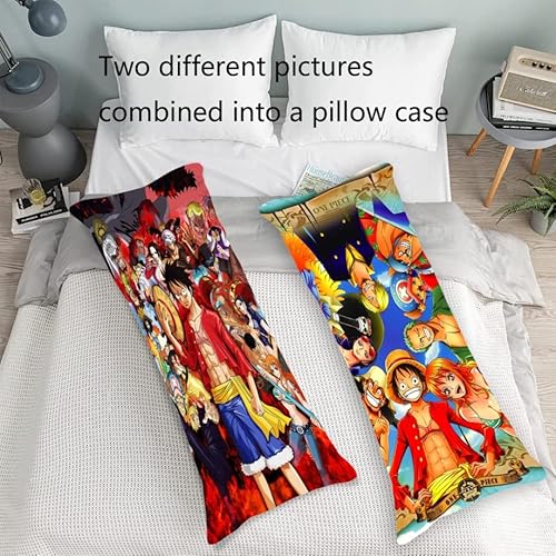 Anime Cool Body Pillow Case Cover Decorative Pillow Case Bedding Double Sided 20"X54" Extra Long Pillow Cover With Zipper Pillowcases #TOP3