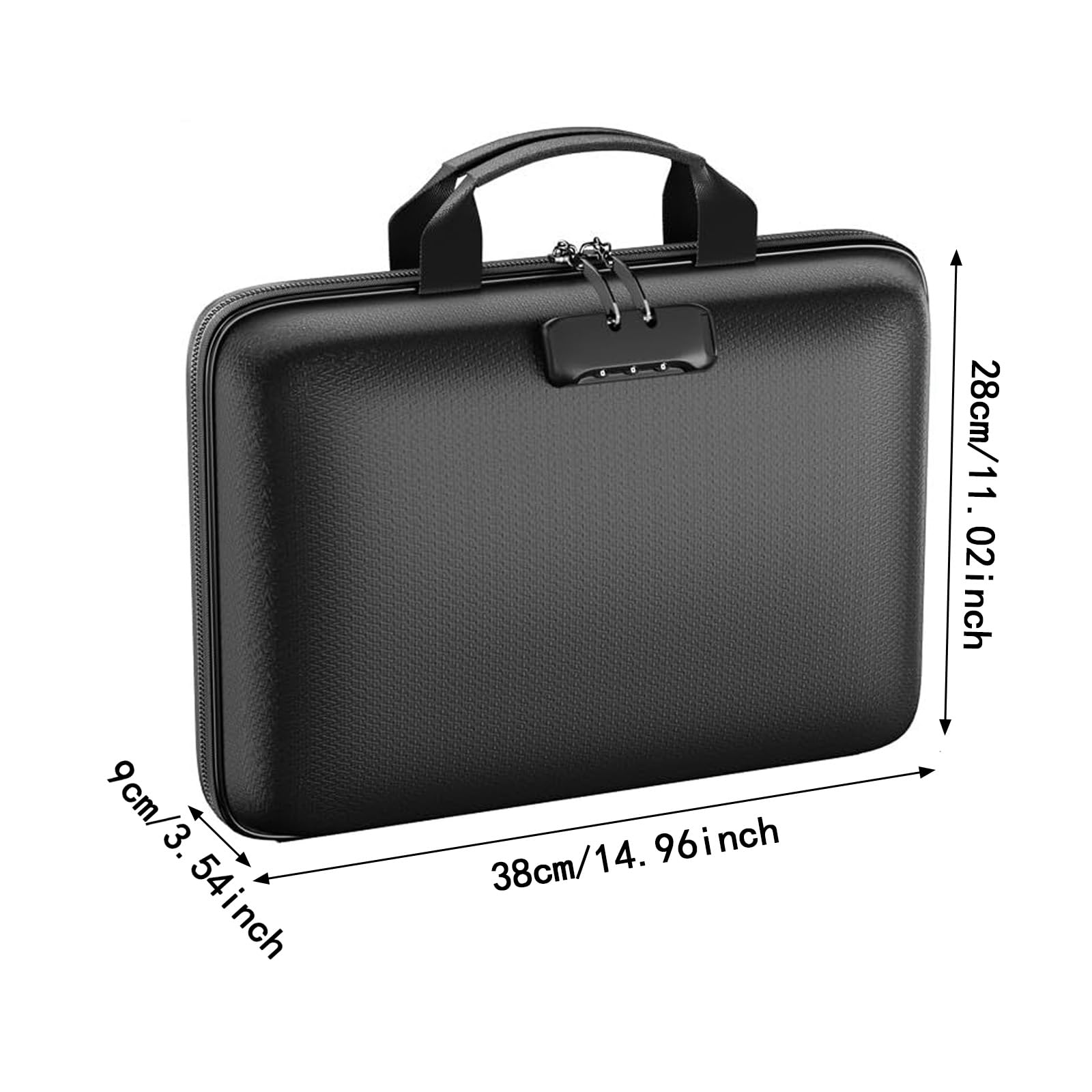 Porte-documents ignifuge avec coque rigide A4 multicouche