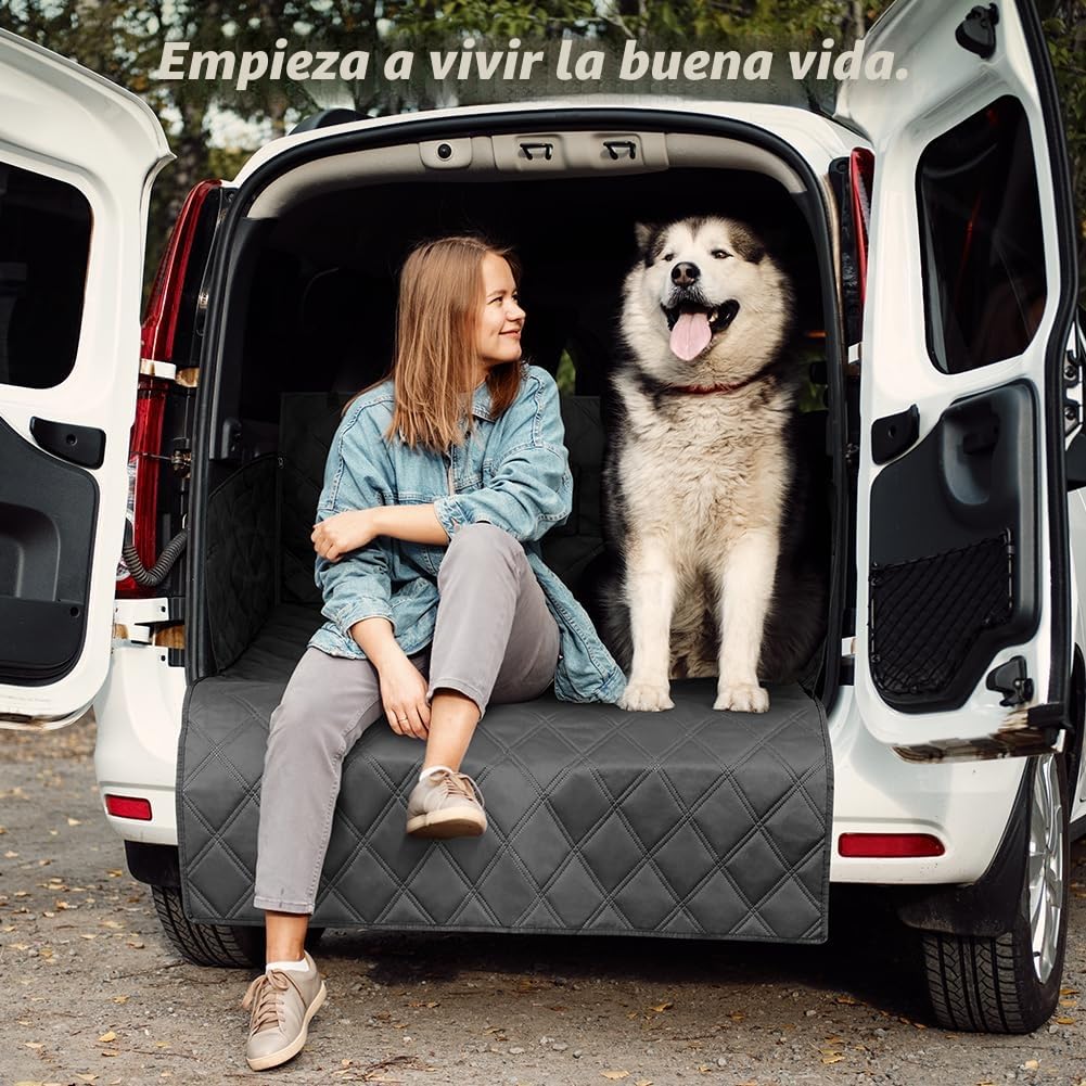 KYG Protector Maletero XXXL Super Antideslizante Impermeable Protector Maletero Coche Perros Extra Grande Duradero Resistente a la Rotura Adecuado para Coches Medianos y Grandes,195 * 105 * 38 cm