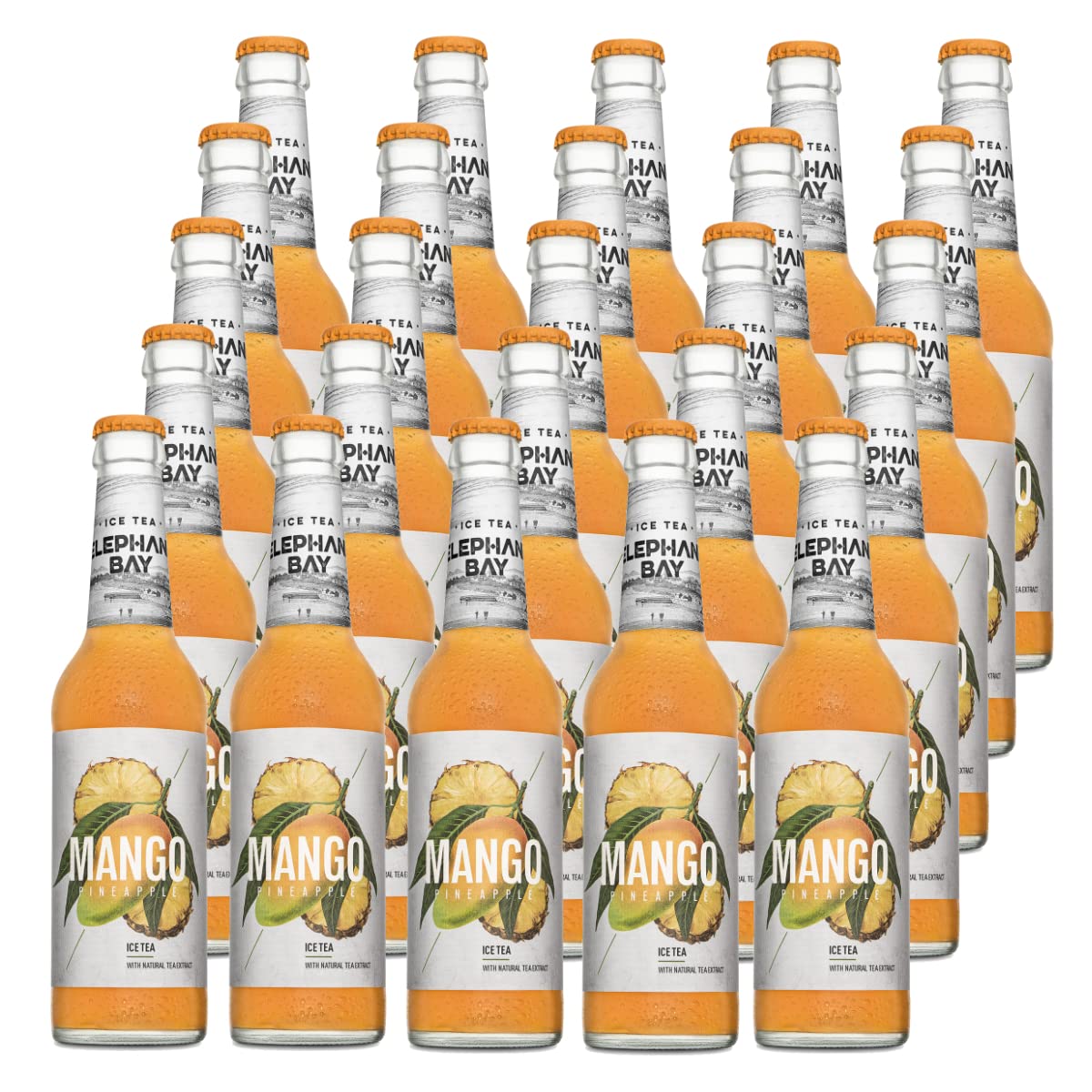 Elephant Bay Ice Tea Mango Pineapple 25 Flaschen je 0,33l inc. MEHRWEG Pfand