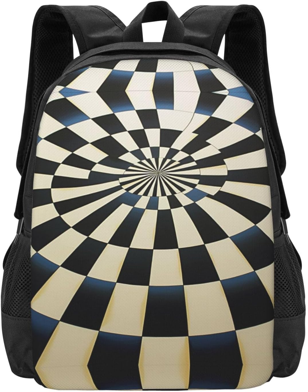 perspective Backpack Unisex 15.6 Inch Laptop Black Oxford Daypack