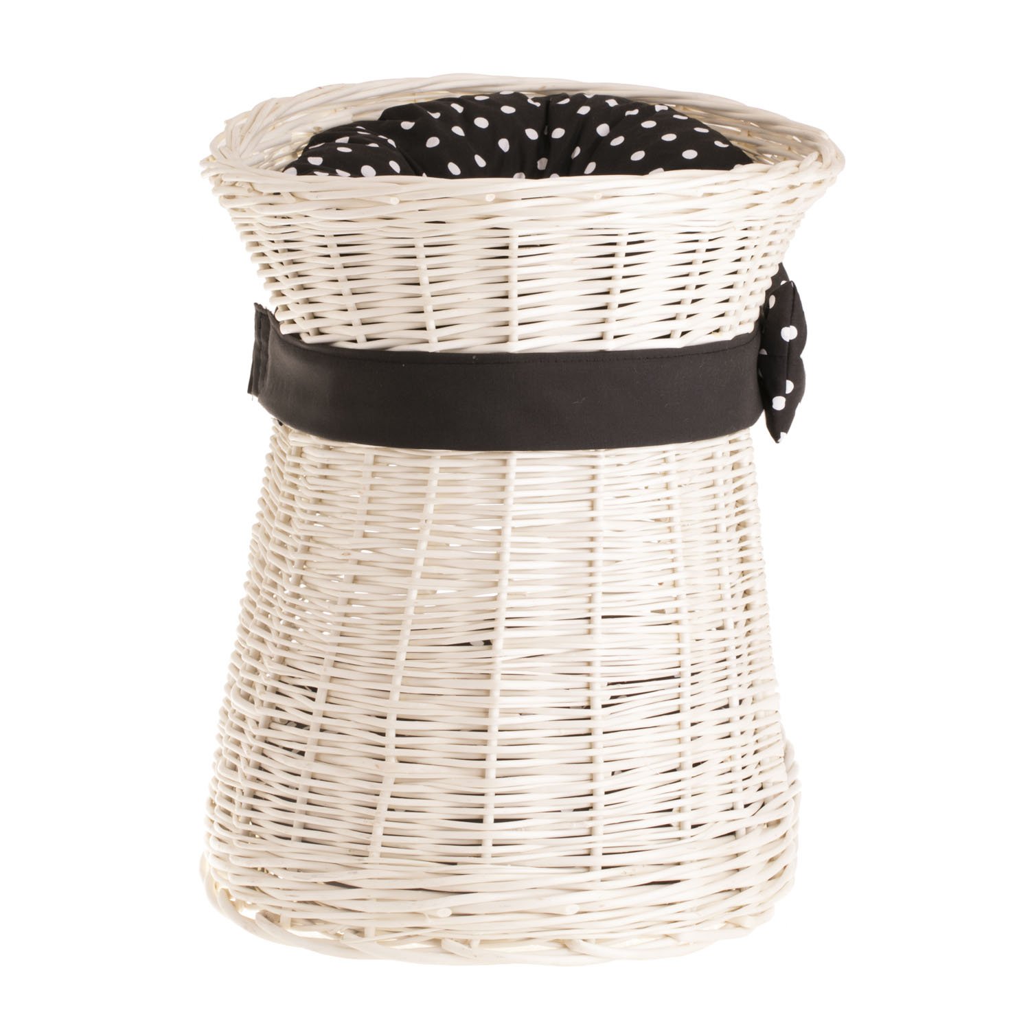 e-wicker24 Cuccia Gatto Vimini a 2 piani Cesta per Gatti Cuccia Gato Interno Cesta per Cani Fatto a Mano Letto per Gatti o Cani Lettini per Cane con 2 Morbidi Cuscini Letto per Animali
