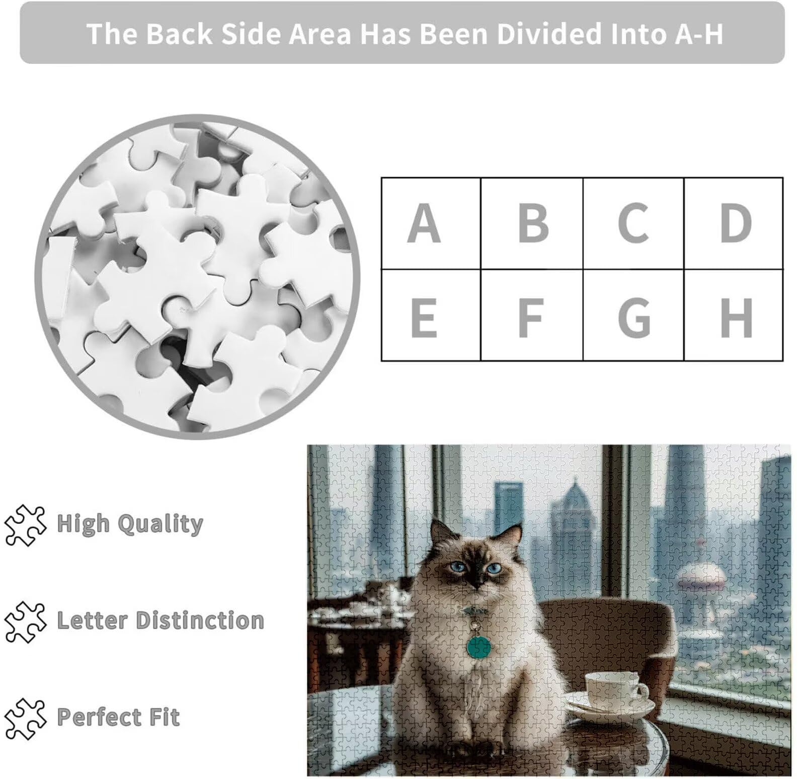 Spersonalizowane puzzle fotograficzne do samodzielnego wykonania - puzzle z własnym obrazem (1000-5000 elementów) - stwórz samodzielnie puzzle, spersonalizowany prezent ze zdjęciem dla mamy, dzieci