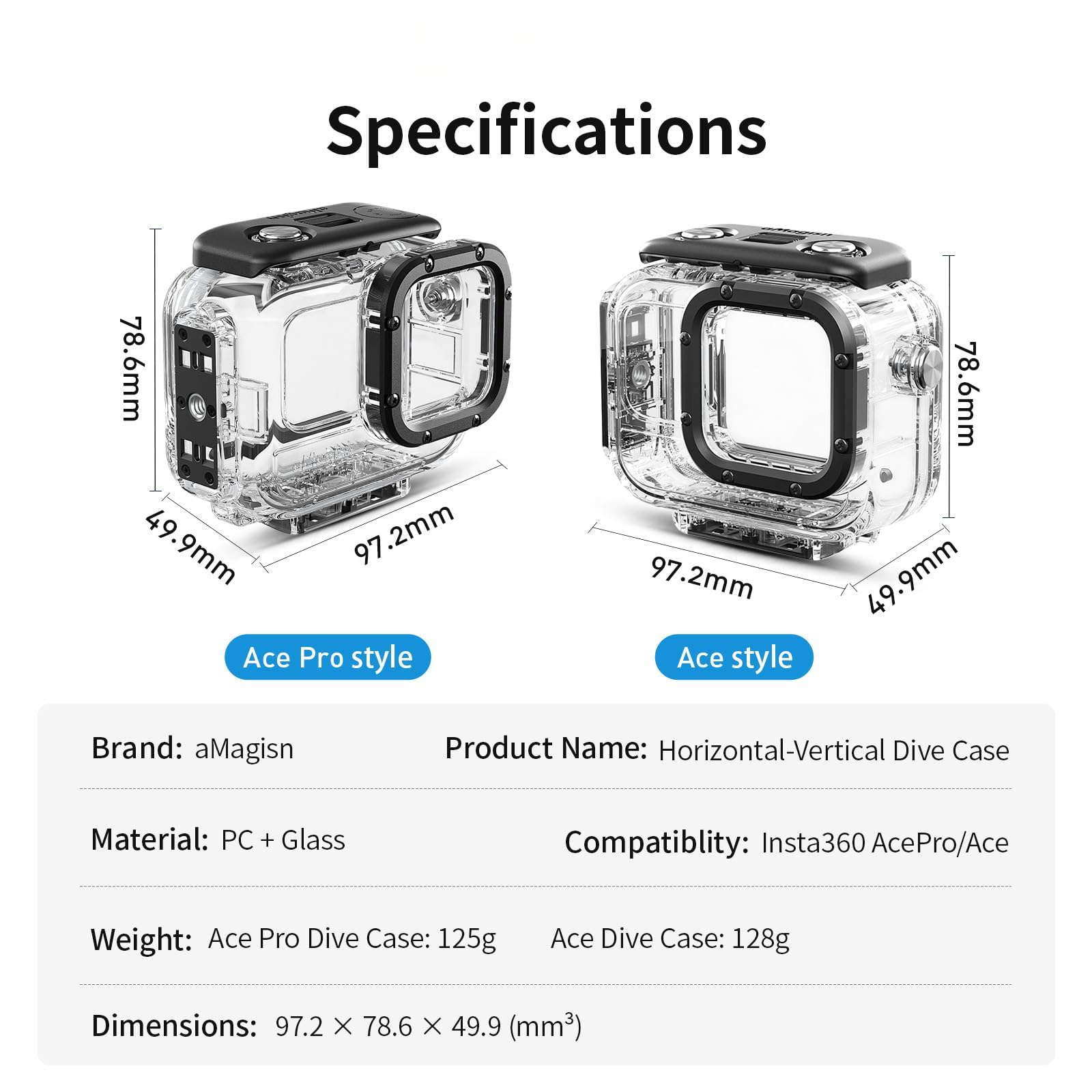 Amazon | aMagisn 60メートル防水ケース 保護ケース 防水ダイビング