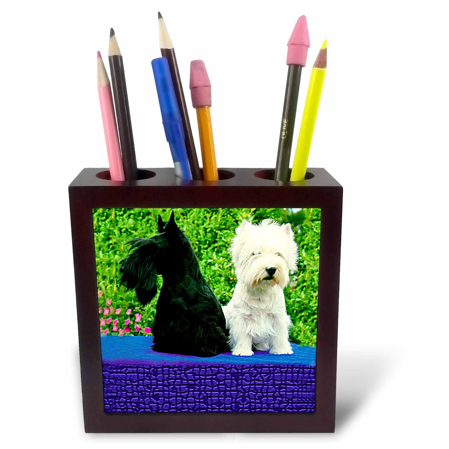 Porte-stylo Scottie And Westie pot à crayons décoratif 3dRose Ph_506_1