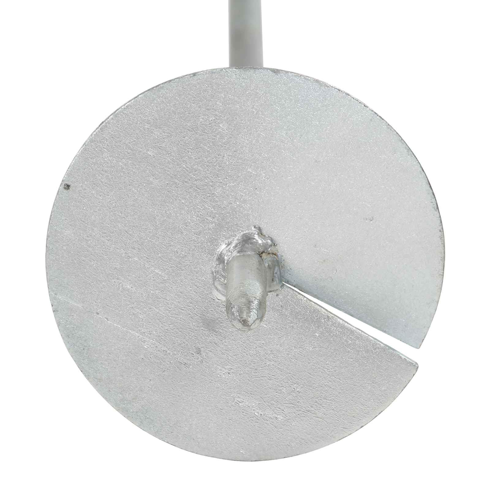 6 picchetti di ancoraggio a terra Ø 10 x 60 cm in metallo galvanizzato per fissaggio da giardino, tenda e gazebo