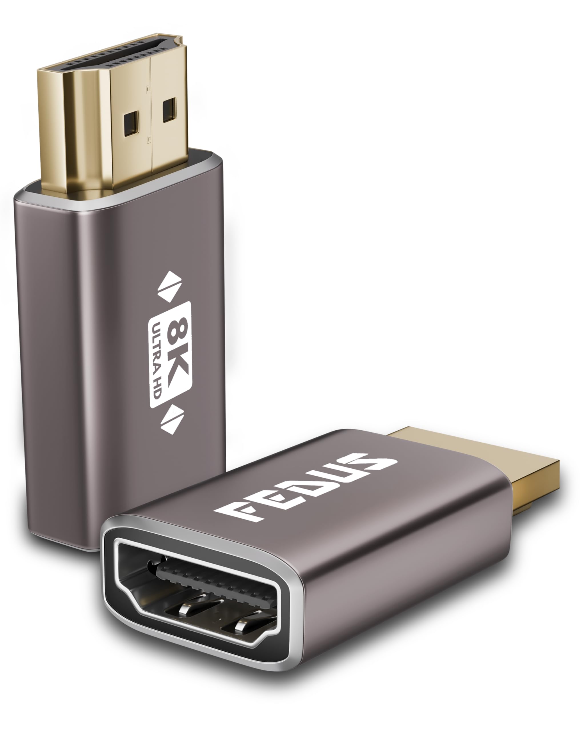 FEDUS 8K Ultra HD HDMI Connector Male to Female Converter, Extension, 2.1 Adapter Extender for TV Led LCD Stick, Xbox, PS3 PS4 PS5, Supports 3D HDR, eARC, 8K@60Hz 4K@144Hz-picture-15