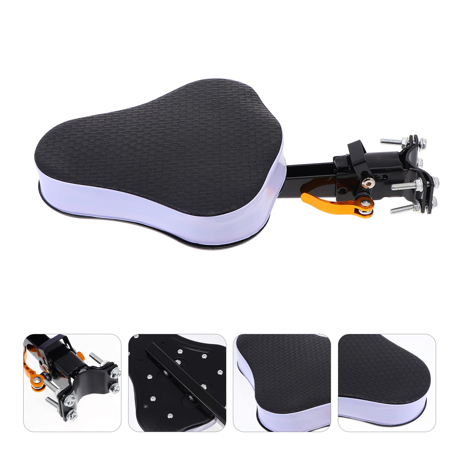 Sillín para Bicicleta Eléctrica Plegable Negro para Niños