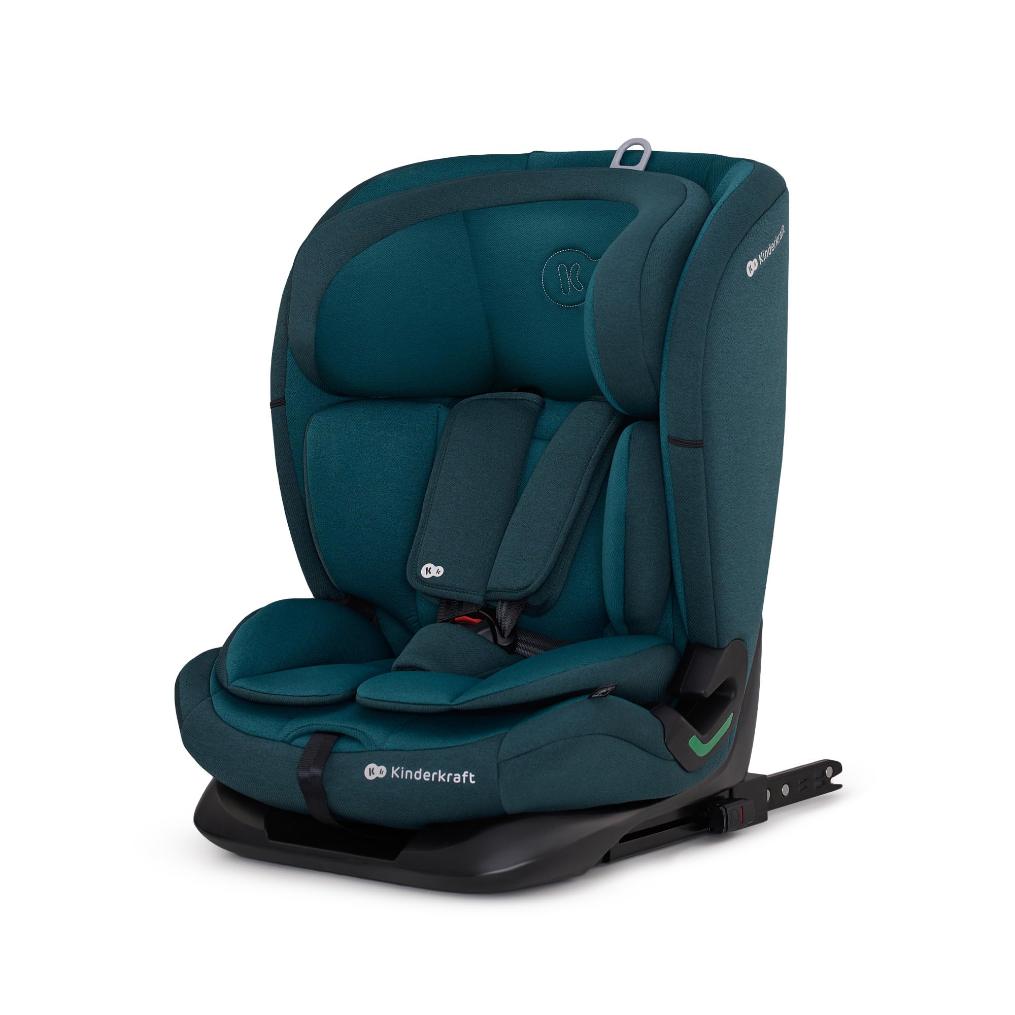 Kinderkraft ONETO3 I-​Size 76 et 150 cm, Siège auto bébé Groupe 1/​2/​3 de 9 à 36 kg, 15 mois à 12 ans, Installation ISOFIX facile, Fonction reclining, Régler l'appui-​tête sur 18 niveaux, Bleu