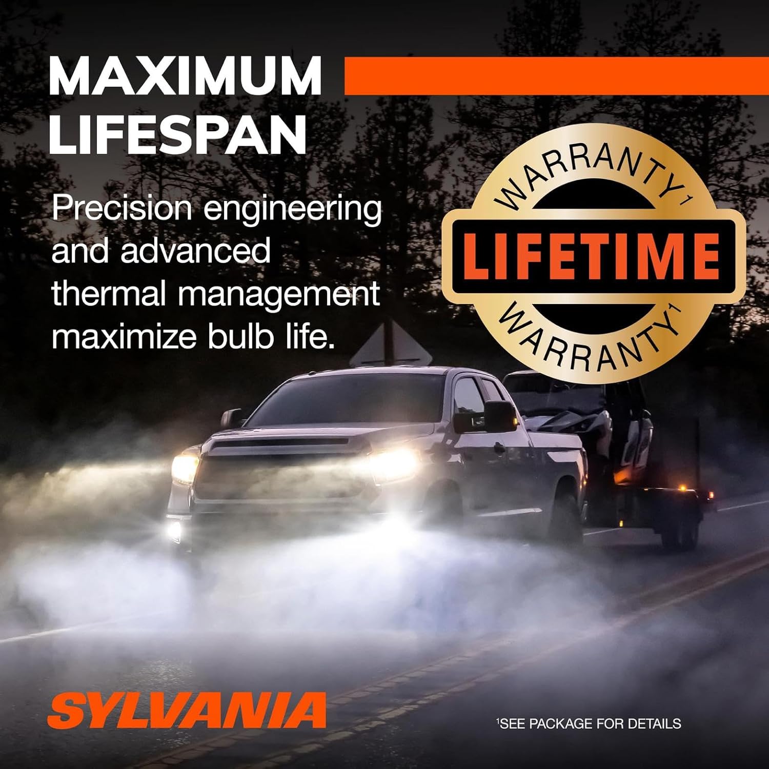 SYLVANIA H7 LED Ultra - Fog Lights For Cars and Trucks - Headlight Bulbs for Off Road Powersports - 6000k Cool White LED Light - Maximum Lifespan - No Polarity - DIY Upgrade