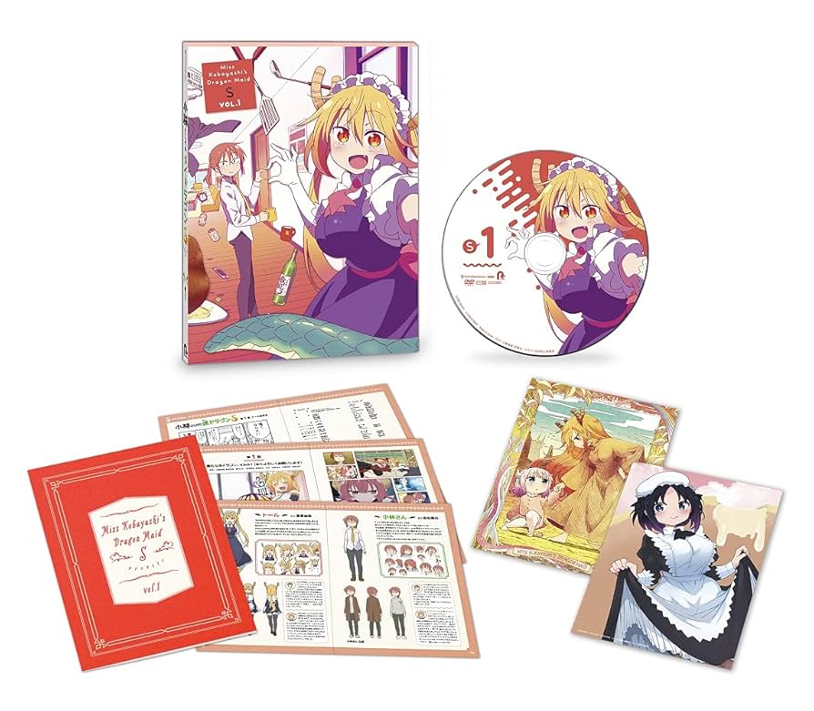 DVD 「小林さんちのメイドラゴン 【1期】+ S 【2期 】 全13巻」 Amazon.co.jp: 小林さんちのメイドラゴンS 1[初回限定版Blu-ray