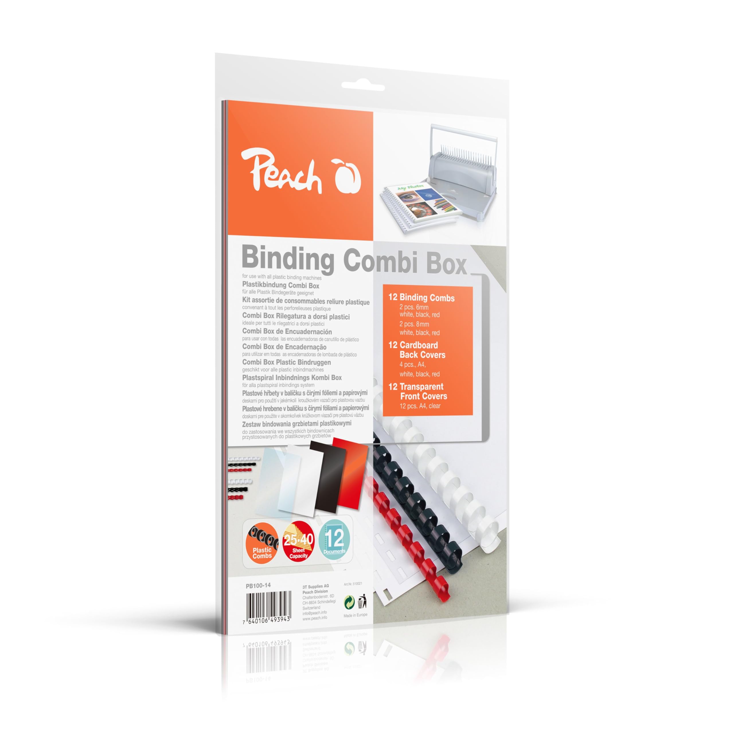 Peach Binding Combi-Box PB100-14