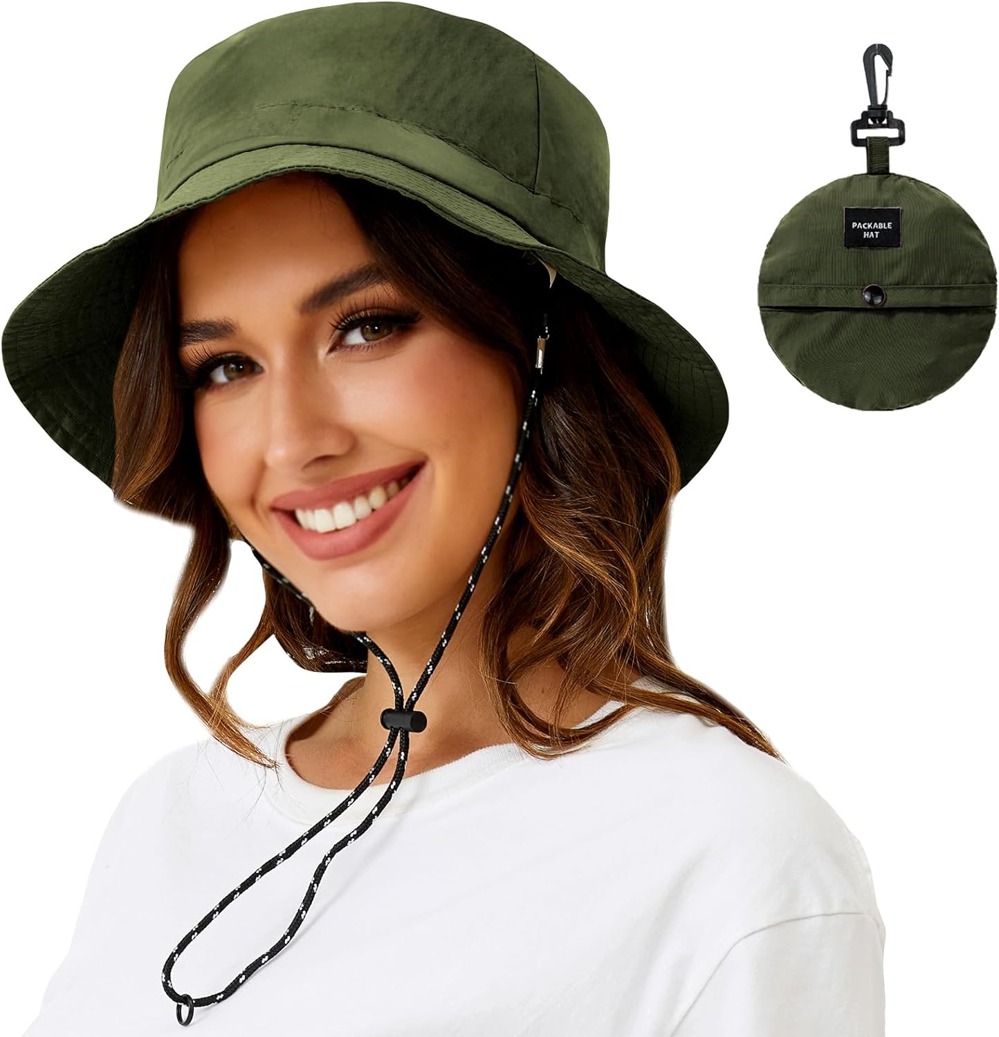 Bucket Hats For Men UPF 50+ Waterproof Bucket Hat - Packable Sun Hat For Men & Women Sun Hats For Men