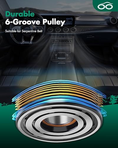 Miniatura 406 de SCITOO Compresor de CA para Acura TSX 2.4L 2004 2005 2006 2007 2008, CO 10849T Compresor de aire acondicionado con embrague 38810RBBA01 10360661