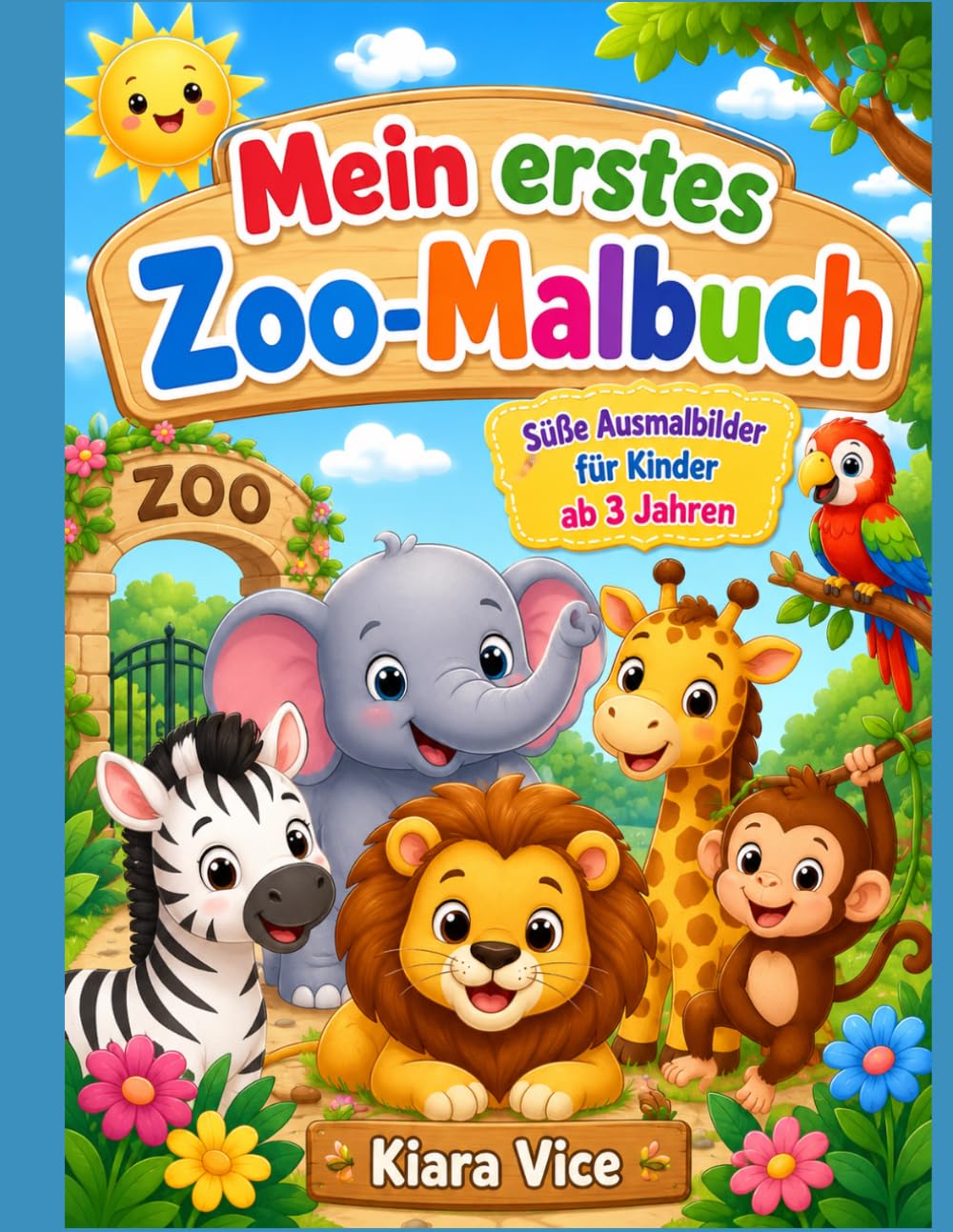 Mein erstes Zoomalbuch: Süße Ausmalbilder für Kinder ab 3 Jahren