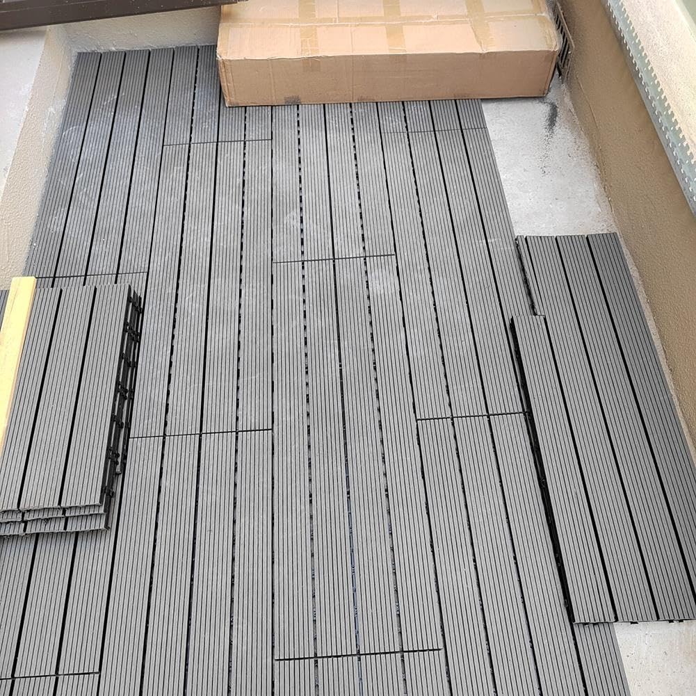 60x30 cm Terrassenfliesen Wasserdichter Holzoptik Terrassenplatten