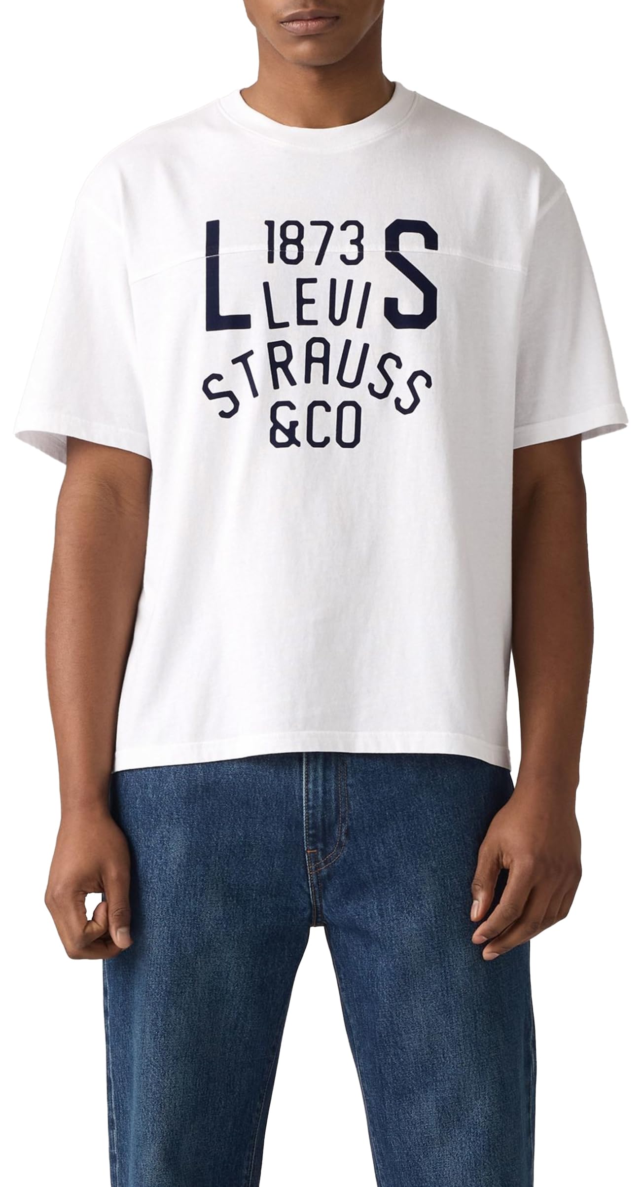 Levi's Men's Lockwood Practice Tee T-Shirt, Two Horse Jersey Bri, S