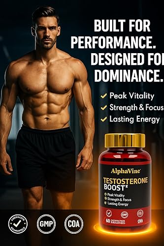 Miniatura 7 de Potenciador de testosterona para hombres, hierba de cabra cachonda, Tongkat Ali y Saw Palmetto, 60 cápsulas