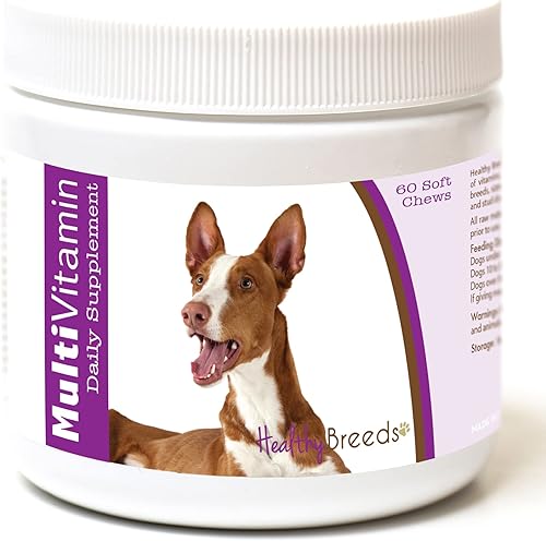 Miniatura 71 de Healthy Breeds Multivitamínico siberiano Husky para perros, suplemento diario recomendado por veterinarios, sabor a tocino, 60 masticables suaves