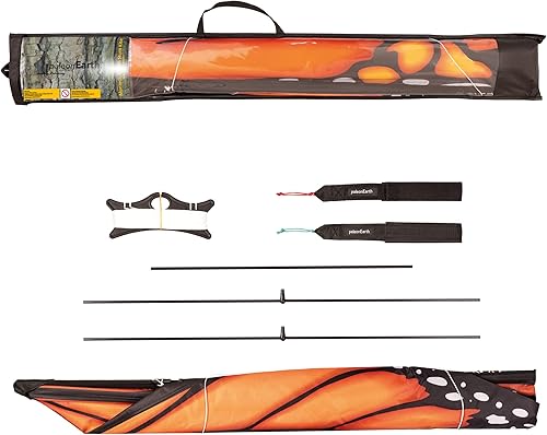 Miniatura 7 de paleonEarth Mk2 Cometa de acrobacias de doble línea con una envergadura de 90 pulgadas