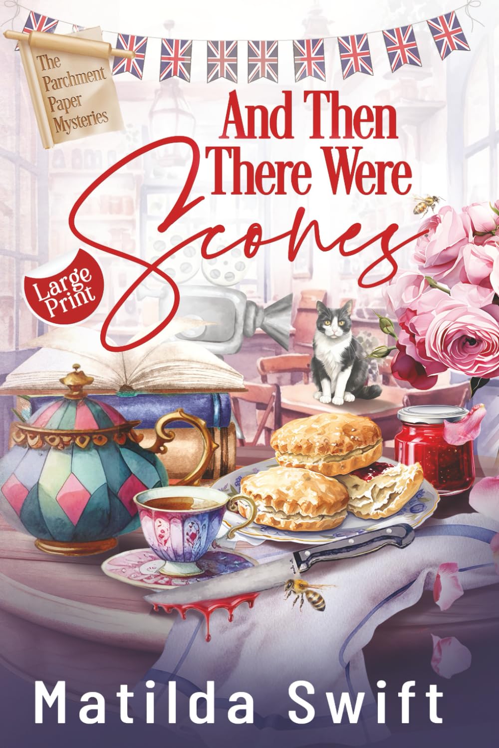 And Then There Were Scones: Large Print (The Parchment Paper Mysteries: Large Print)