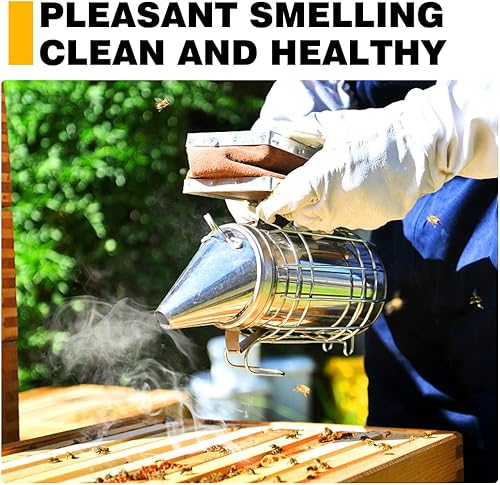 Miniatura 4 de MayBee Pellets para ahumar abejas, paquete de 108, accesorios de apicultura y apicultor natural para abejas