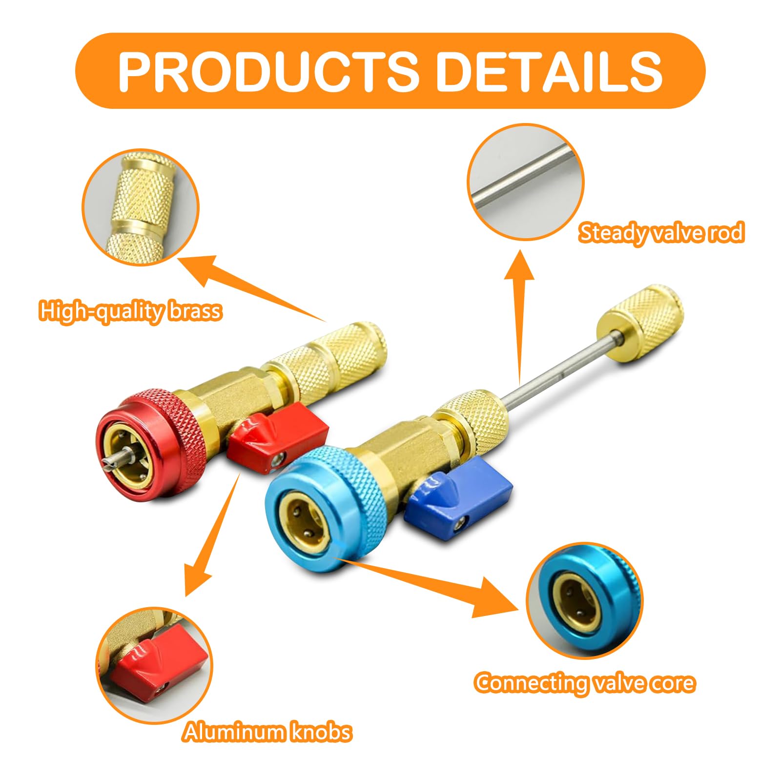 Biltek Air Conditioning R134a Valve Core Quick Remover Installer High Low Pressure Tool - View #8