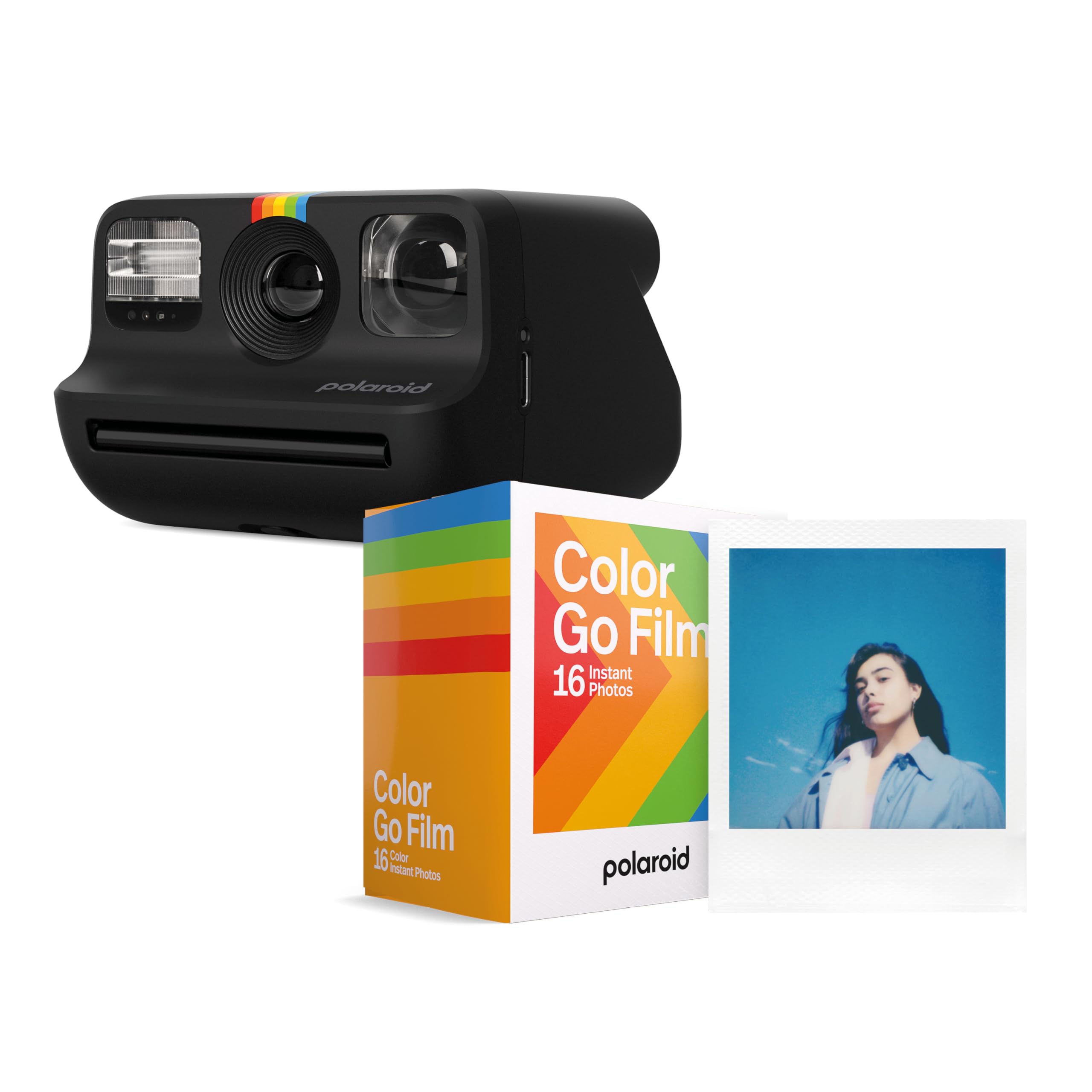 Polaroid Starter kit, Polaroid Go 2 + 1 Color film (Black)