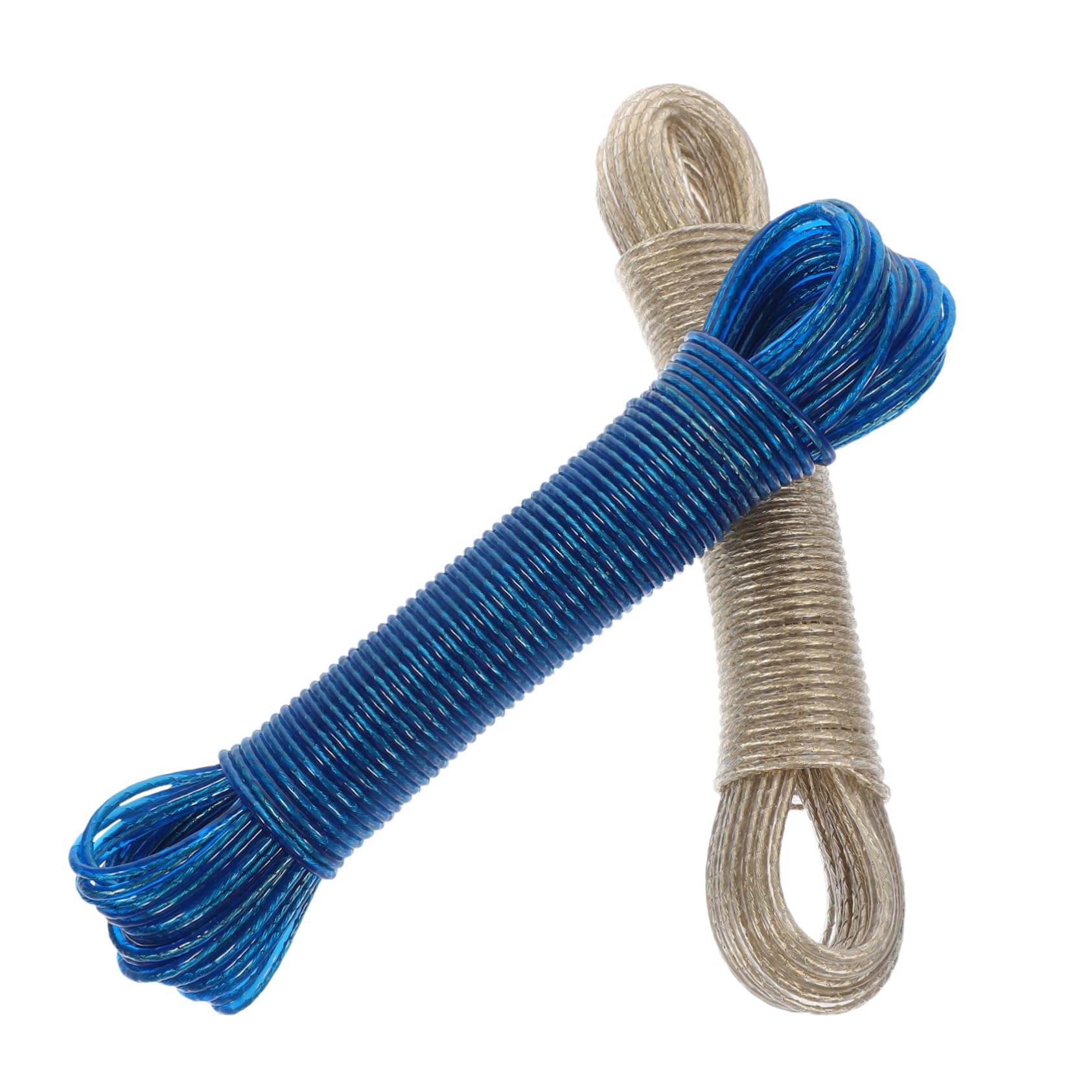PRETYZOOM Lot de 3 Étendoirs à Linge Coupe-Vent Cintres de Voyage pour Sécher Le Linge Corde à Linge Dextérieur Cordes à Linge Non Destinées Camping 2 Pièces X 3