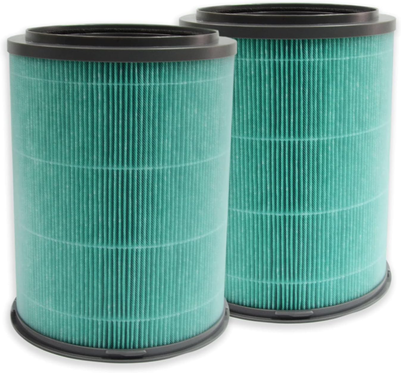 PUREBURG Replacement Filter Compatible with YIOU S1 (HY3800) Air Purifier, 2-Pack H13 HEPA 4-Stage Filtration Activated carbon Air Clean Dust VOCs