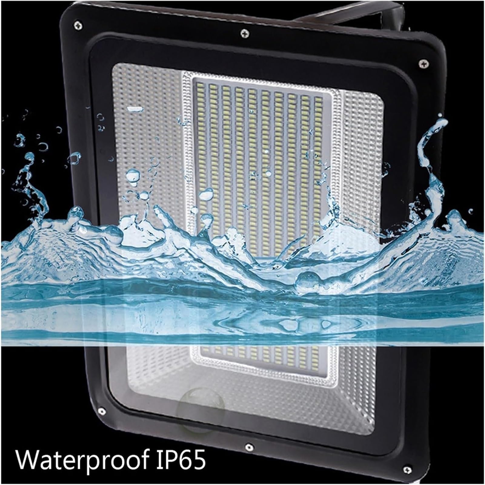 lampy solarne, Reflektor biały, wysokiej mocy, IP65, oświetlenie zewnętrzne, lampa ogrodowa, patio(100w)