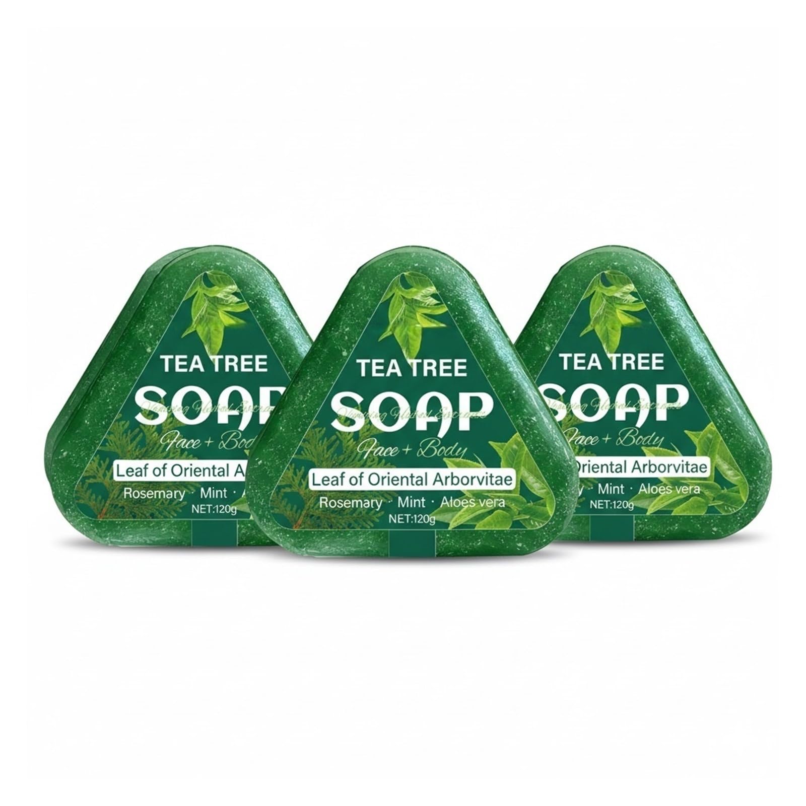 Teebaumseife Teebaum-Shampoo-Riegel 120 g mit Hyaluronsäure | [](2pcs)