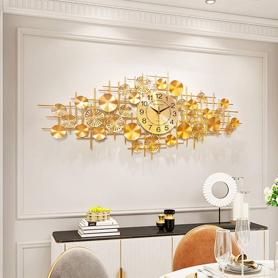 インテリア時計   table clock Amazon.co.jp: 壁掛け時計アートクロックリビングルーム用の