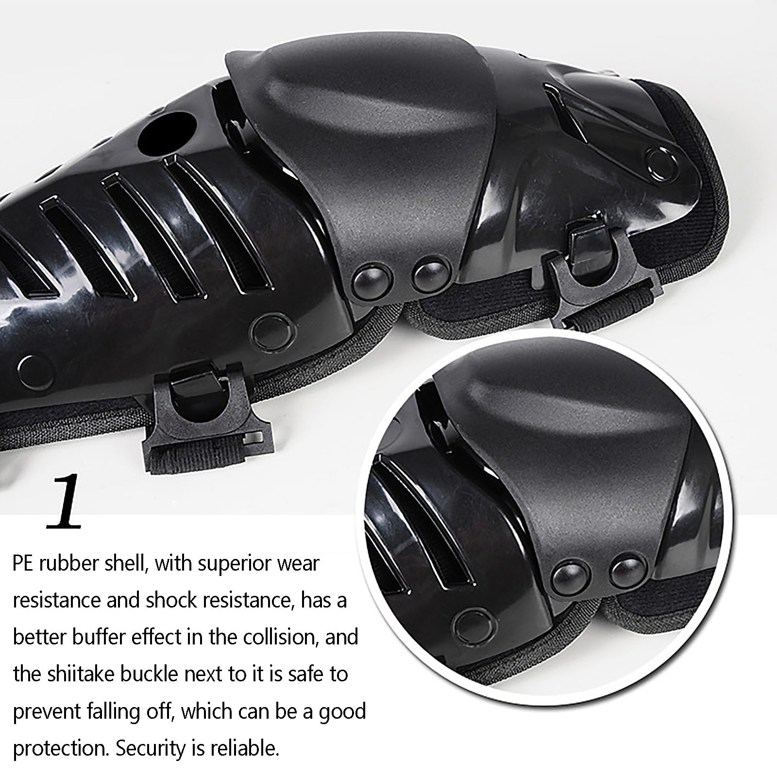 Ginocchiere for motocross PP Gomitiera da equitazione Ginocchiera for moto Protezione for gomito for moto for MTB Guida fuoristrada Protettiva Equitazione esterna Equipaggiamento protettivo anticaduta