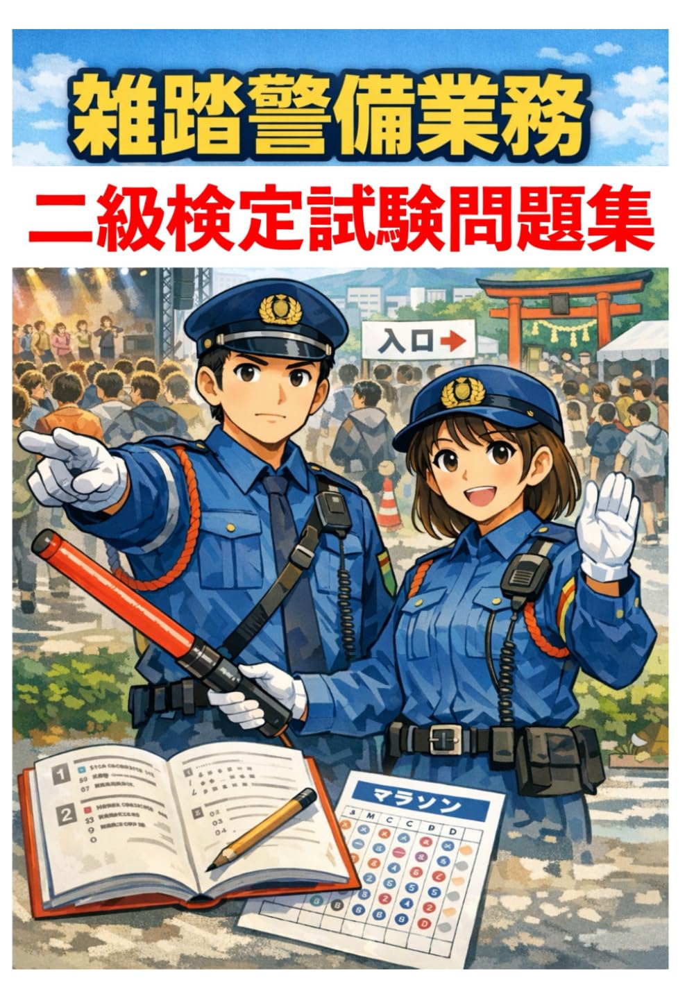 雑踏警備業務二級検定試験問題集