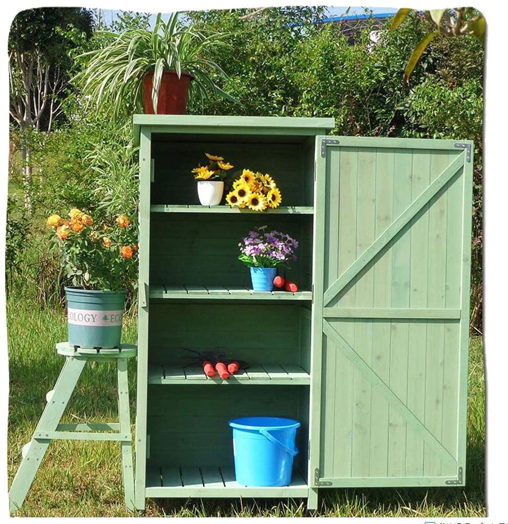 三角屋根 収納庫付き 室外機カバー 物置 ガーデニング 収納庫 省エネ