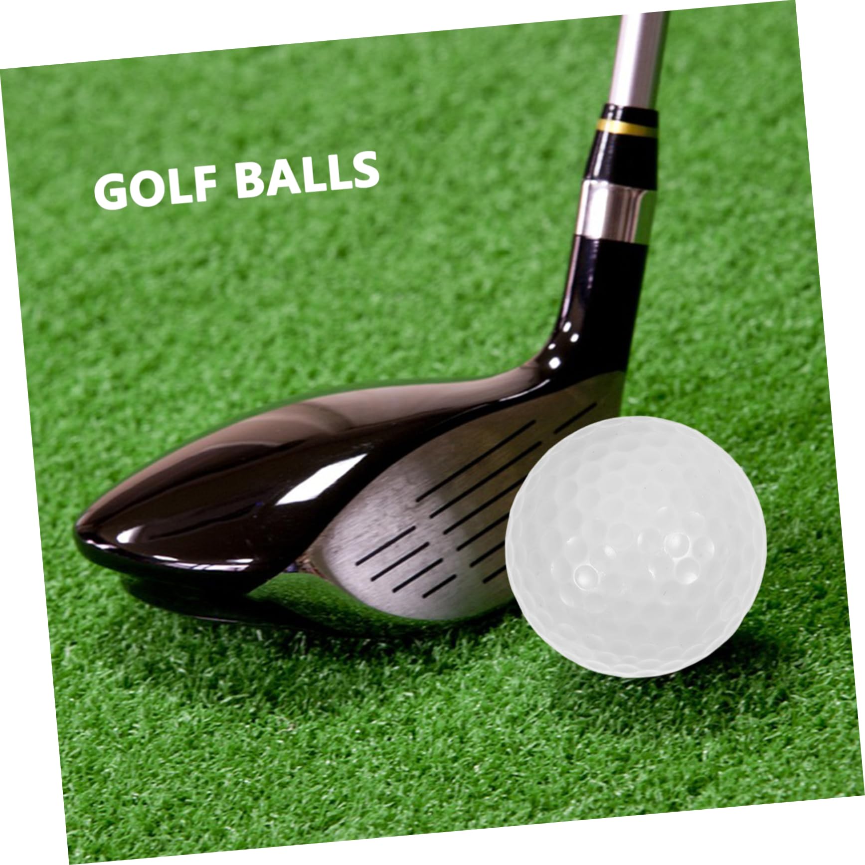 10 Piezas Bolas de Golf de Práctica Interiores de Entrenamiento Ligeras y Duraderas Accesorio para Putting y Control Color para Fácil Visibilidad