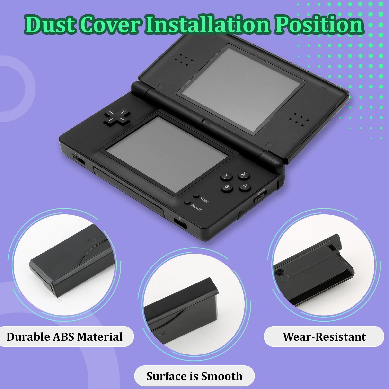 Amazon.co.jp: NDSL NDS Lite用防塵カバー2個 カードスロットカバー 