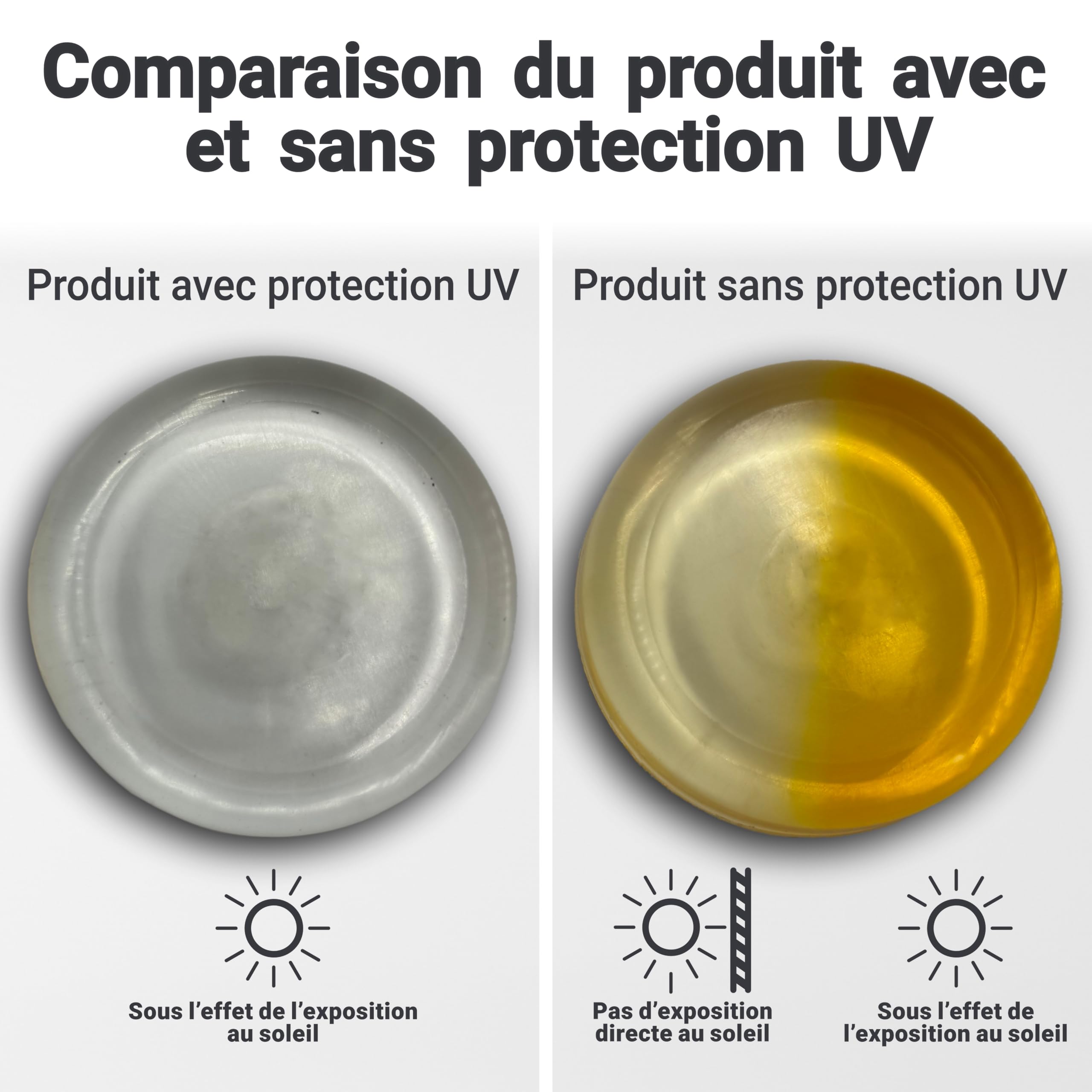 Résine époxy Bouche-pores de moquette de pierre Protection UV extérieure W731 Imperméable - 3Kg