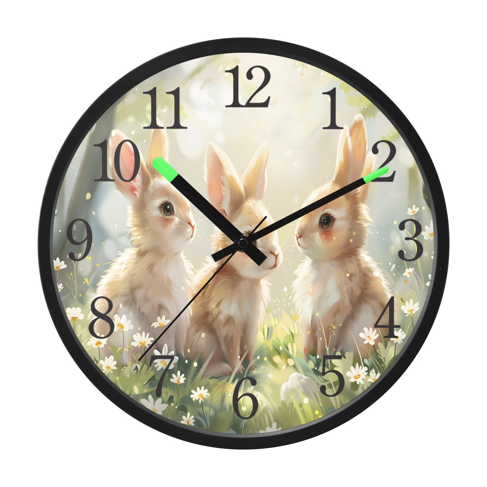 Reloj de pared silencioso decorativo ideal para una oficina o escuela moderna