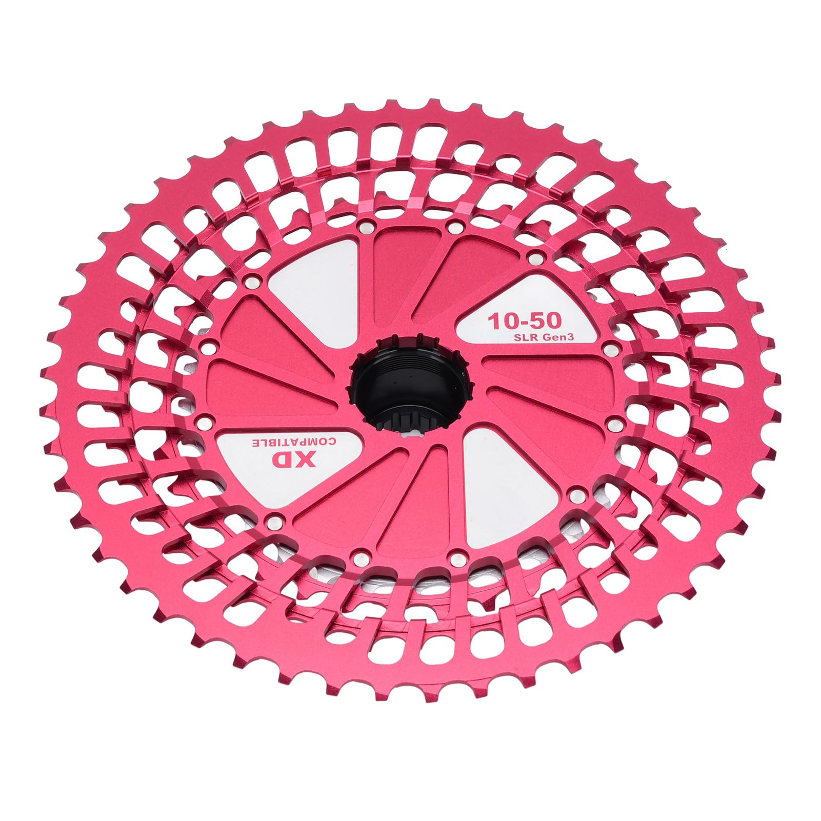 Cassette de Bicicleta de 12 Velocidades 10-51T Cassette de Diseño Hueco Liviano con Construcción de Acero de Aleación de Aluminio para Sistemas SX NX GX XX1 Eagle