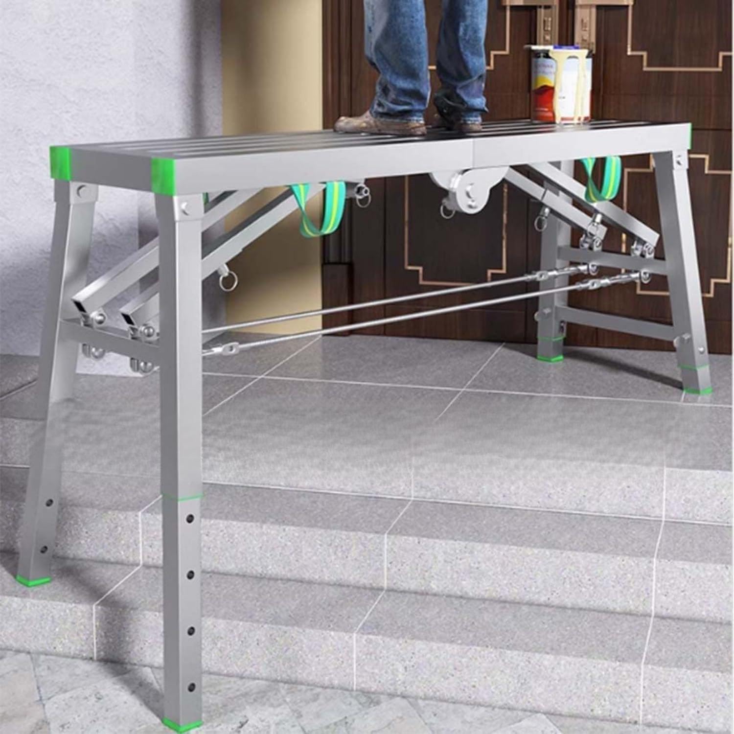 Plateforme de travail pliable avec charge de 800 LB en acier