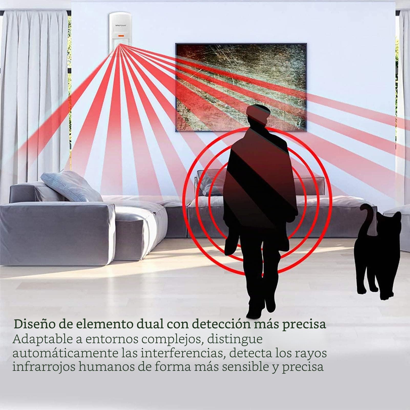 Wolf Guard LB-01A Independiente de 110 dB Sirena básicas de Seguridad antirrobo Sistema de Alarma para Carport/construcción Sitio/Porche
