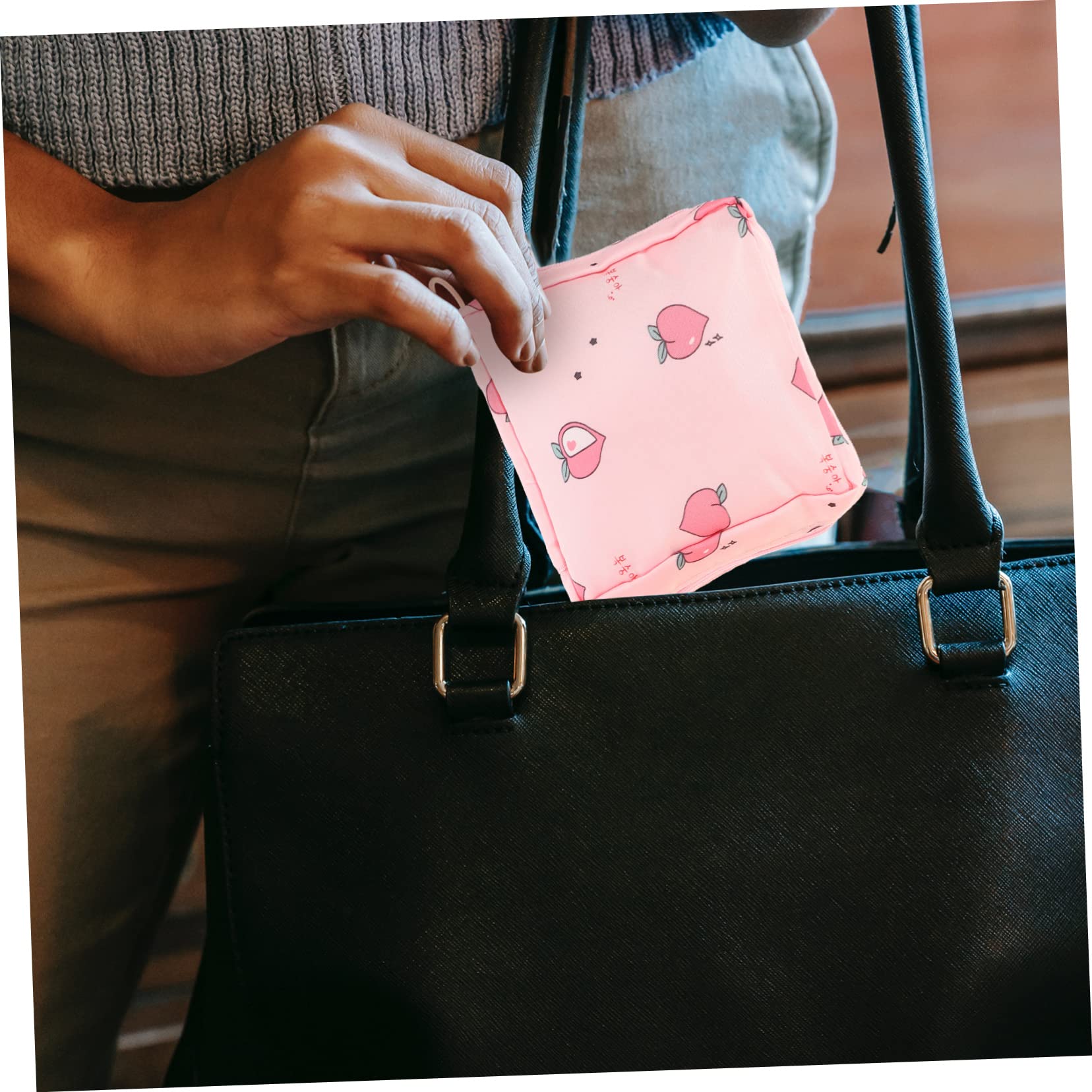 5 set Confezione Di Assorbenti Igienici Custodia Per Assorbenti Igienici Borsa Per Assorbenti Mestruali Porta Assorbenti Custodia Per Assorbenti Igienici Custodia 2 pezzi*5
