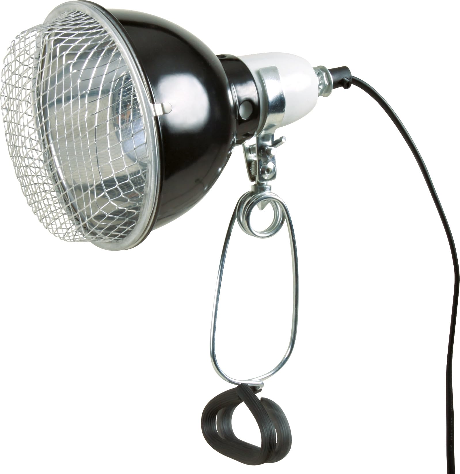 TRIXIE UV-B Klemmlampe 75 Watt E27 Fassung mit Schutzgitter für Terrarien