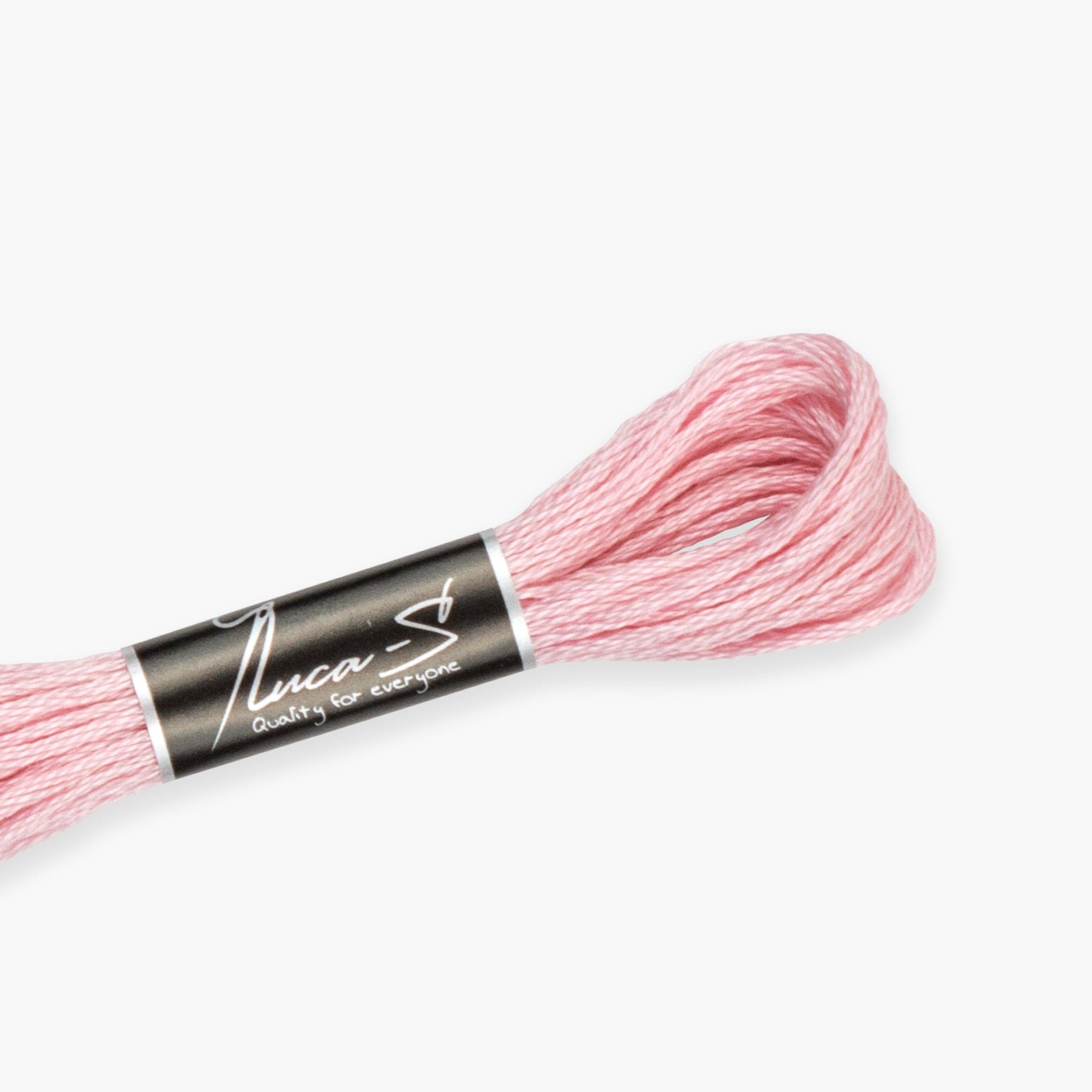 Premium Embroidery Thread Luca-S, 100% Giza Cotton, Oeko TEX Certified Stranded Cotton - 44 / DMC 151 / Anchor 73 — image 1